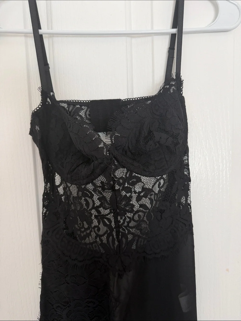 Windsor Black Lace Corset Formal Maxi Dress – XS – NEW